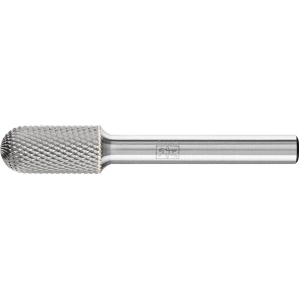 Pferd Carbide Bur - Cylind. (Radius End), MICRO Cut - 3/8" x 3/4" x 1/4" Shank - SC-3 27542 - main